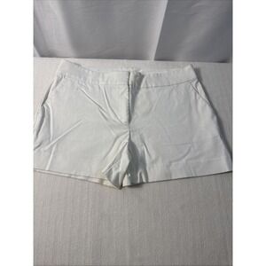 Loft White Tailored Shorts Sz 8